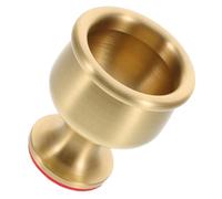 WOONEKY Copa Dorada para Suministros de Oración Diseño Compacto y Limpieza Sencilla Adecuado para Rituales Diarios y Espacios de Devoción