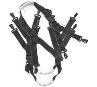 WOONEKY Correas de Barbilla para Casco, 2 Piezas Ajustables de Nylon y Plástico, Accesorios para Cascos de Seguridad en Obras y Actividades Deportivas