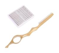 WOONEKY Cortadora De Pelo Manual Con Cuchillas De Repuesto Herramienta De Estilización y Entresacado De Cabello y Para Peluquería Profesional