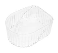 WOONEKY Cuenco para Remojo de Uñas Transparente para Manicura Profesional Tazón para Limpieza Profunda y Cuidado Completo de Manos y Uñas