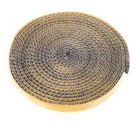 WOONEKY Cuerda de Sellado Plana Autoadhesiva para Puerta de Estufa de Leña 3 MM X 10 MM X 3 M Junta de Fibra de Vidrio Resistente a Altas Temperaturas Accesorio para Chimenea y