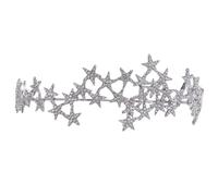 WOONEKY Diadema con de para Boda y Fiesta Accesorios Brillantes para Cabello de Novias y Damas Diseño Reutilizable y Cómodo para Cabello Fino o Grueso