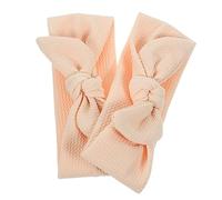 WOONEKY Diadema para Perro Lazo Grande Elástico, Lazos De Cachorro De Poliéster, Accesorio Cabello En Color Crema, Adecuado para Perros Pequeños y Medianos En Fiestas y Sesiones De Fotos