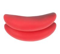 WOONEKY Disfraz de Boca Grande de Caucho para Día Inocentes, Labios Gruesos Rojos, Accesorio de Broma para Cosplay y Fiestas, Set Pieza, Decoración de Carnaval