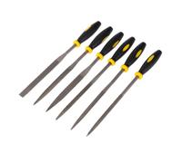 WOONEKY Escofina De Madera Mini 6 Piezas 180x5 Mm Mango Antideslizante Patrón Diente Grueso Escofinas Para Madera Herramientas Manuales Tallado y Lijado Profesional