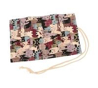 WOONEKY Estuche de Lápices de Colores Gran Capacidad Organizador de Gel y Lápices Bolsa de Lona Duradera para Estudiantes Artistas y Escritores