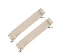 WOONEKY Estuche Elástico para Lápices y Cuadernos 2 Unidades Color Beige Claro Cremallera, Bolsa Organizadora para Papelería de Oficina y Viajes, Portalápices Flexible para Suministros