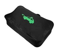 WOONEKY Estuche para Cargador de Coche eléctrico, Bolsa organizadora de Cables y Cargadores, Oxford, 46x26x9 cm, Rectangular, Negro, portátil, para Equipos de Carga y Uso en Exteriores