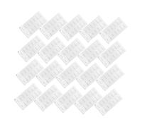 WOONEKY Etiquetas Autoadhesivas para Botellas de Champú y Cosméticos de Pvc, 20 Hojas para Baño y Viaje, Fácil Identificación y Evitar Confusiones