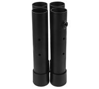 WOONEKY Extensores de Patas de Mesa Ajustables de Acero y Goma Kit de 4 Unidades para Elevación y Soporte de Muebles Compatibles Mesas Plegables y Escritorios Uso Doméstico y