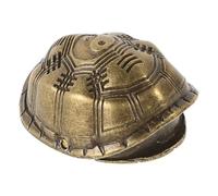 WOONEKY Figurilla de Adorno de Caparazón de Tortuga Tallado Mano con Divinación de Trigramas Decoración Espiritual Daoísta para Buena y Sabiduría Accesorio Dual para Feng Shui y Colección