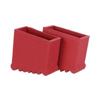 WOONEKY Fundas de Goma Antideslizantes para Pies de Escalera, 2 Unidades, Caucho Duradero, Interior 8.1 X 3 Cm, Accesorios para Escalera Plegable y Telescópica, Protección y