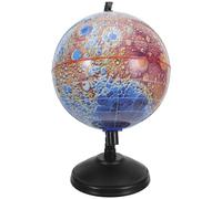 WOONEKY Globo Lunar Educativo 141.6 Mm Modelo de Enseñanza de Geografía con Mapa de Cráteres Lunares Detallado, Material Didáctico para Aula y Juguete Científico de Astronomía Infantil