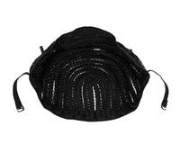 WOONEKY Gorro para Peluca Trenzado de Fibra Química Negro, Transpirable Prueba de Sudor, Estilo Sencillo y Elegante para Mujeres y Niñas