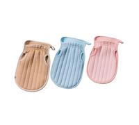 WOONEKY Guantes de Baño 3 Piezas para Uso Doméstico Guantes Exfoliantes Guantes para Limpiar La Piel del Cuerpo Guantes de Baño para Fregar La Piel