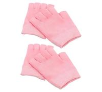 WOONEKY Guantes Sin Dedos Guantes 2 Pares Guantes De Hidratante Guantes De Gel De Noche Para Manos Guantes Hidratantes Guantes Para El Cuidado De Las Manos