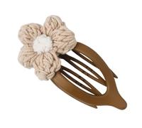 WOONEKY Horquilla De Flores De Punto Accesorio De Crochet Para Cabello Grueso y Fino Para Mujeres y Niñas Para Coletas y Trenzas Estilo Hawaiano