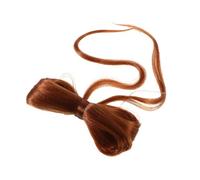 WOONEKY Horquilla Para Peluca De Lazo Para Fiestas Pinza De Cocodrilo Postizo De Moño Falso Para Mujeres y Niñas Material Sintético