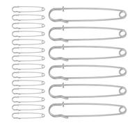 WOONEKY Imperdibles de Alta Resistencia 100 MM 50 Unidades Pinzas de Metal Grueso para Suéter Cárdigan y Chal Imperdibles Grandes para Ropa de Mujer Broches Retro Decorativos para