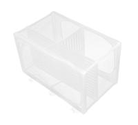 WOONEKY Incubadora para Peces con Red De Poliéster y Marco Plástico con Ventosas, Tamaño Grande 26 x 15 x 18 Cm, Criadero Acuático para Acuario, Protección para Peces y Alevines