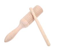 WOONEKY Instrumento Musical de Percusión de Madera Guiro para Juguete Educativo para Desarrollo y Comunicación Familiar para Captar la Atención y el Ritmo