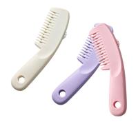 WOONEKY Juego De 3 Peines Para Peinar Peines De Estilismo Para Peluquería Tijeras Para Cortar El Cabello
