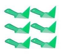 WOONEKY Juego de 6 Llanas de Esquina de Plástico Verde para Enyesar Herramienta para Montaje y Acabado Esquinas Interiores y Exteriores para Paneles de Yeso y Construcción