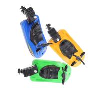 WOONEKY Juguete De Ducha Lancha a Cuerda para Niños Pequeños, Set De 3 Piezas Flotantes De Plástico En Colores Aleatorios, Juguetes Acuáticos para Baño y Piscina