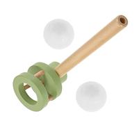 WOONEKY Juguete de Soplado Flotante Pequeño para Equilibrio Divertido para Fiestas Bola Verde para Entrenamiento de Respiración y Comunicación Familiar
