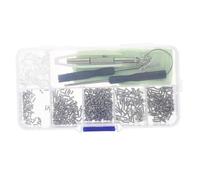 WOONEKY Kit de Reparación de Gafas con Destornillador y Tornillos Múltiples para Monturas Set Portátil para Gafas de Sol y Montura Alámbrica Accesorio Práctico para Uso Color Aleatorio