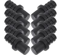 WOONEKY Kit de Reparación Recambio Escobilla WC Enroscable de 10 Piezas para Adaptador Cepillo de Baño Plástico Versátil para Limpieza de Baño