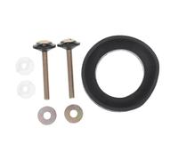 WOONEKY Kit Fijación Asiento Inodoro Tornillos Metálicos Gomas Sellado para Reparación Fugas Fácil Instalación Compatible con Tanque Split