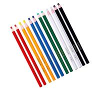 WOONEKY Lápices de Cera Despegables 12 Unidades 6 Colores Dobles para Dibujo y Pintura en Papel, Tela, Cerámica y Madera, Marcadores Multiusos Seguros y Duraderos para Manualidades