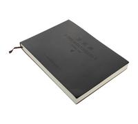 WOONEKY Libro de Contabilidad Práctica de Cuero Falso Negro Formularios Organizados, Fácil de Almacenar, Adecuado para Oficina y Docentes
