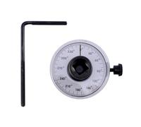 WOONEKY Llave Dinamométrica Ajustable con Medidor Angular Mecánico Acero Resistente sin Batería Kit para Taller y Bricolaje Mango Reversible con Escala Clara Herramienta Precisa para