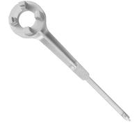 WOONEKY Llave para Bidón de Galones de Aluminio, Removedor de Tapa para Barril Metálico, Herramienta para Abrir Tapón de Cubo, Práctica y Ligera para Uso Industrial y Taller