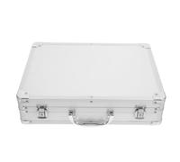 WOONEKY Maletín de Aleación de Aluminio Caja de Seguridad para Estuche Rígido Multifuncional Caja de Almacenamiento Durable Maletín Portátil 1