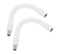 WOONEKY Manguera Flexible de Cuello de Cisne para Lámpara de Escritorio Accesorio de Hierro Ajustable 2 Unidades Ф12*150Mm Repuesto para Proyectos de Bricolaje y Reparación de