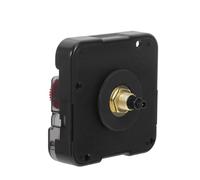 WOONEKY Mecanismo de Reloj de Cuarzo Silencioso a Batería, Eje Corto de 17 MM, Kit de Reemplazo para Movimiento de Reloj de Pared, Motor Repuesto Preciso para Reparación DIY en Hogar y