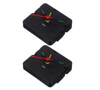WOONEKY Mecanismos de Reloj de Cuarzo Sonido Audible, Kit de 2 Unidades para Relojes de Pared y Despertadores Pequeños, Accesorios para Reparación Profesional