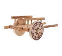 WOONEKY Modelo De Carrito De Jardín En Miniatura para Decoración, Pequeño Modelo De Carrito De Madera Natural, Juguete Simulación para Niños, Adecuado para Mini Jardines y Exhibición De Paisajes
