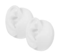 WOONEKY Modelo de Oreja Humana de Silicona para Exhibición y Práctica Médica Soporte para Pendientes para Formación Acupuntura y Limpieza de Blancas