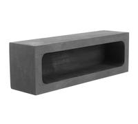 WOONEKY Molde de Fundición de Grafito para Lingotes de Joyería Molde de Fundición de Cobre y Oro de 3 Kg Herramienta para Fundir Plata en Artesanía y Manualidades