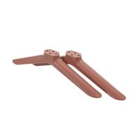 WOONEKY Montar Soporte de TV pies de Mesa de televisión Soporte de Base de Pata de Pedestal de Mesa Stands TV Montaje en televisión Rose Gold