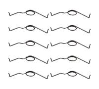 WOONEKY Muelle de Torsión en Forma de V para Podadoras y Alicates de Jardinería, 10 Piezas, Resorte de Repuesto para Herramientas Manuales de Mantenimiento y Reparación