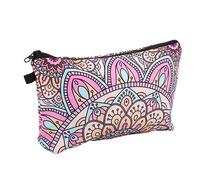 WOONEKY Neceser De Maquillaje Portacosméticos con Bolsa Organizadora De Flores De Mandala