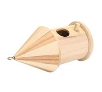WOONEKY Nido de Madera de Natural para Pájaros Pequeños Colgante Seguro y Cálido para Periquitos Agapornis y Mascotas Pequeñas Casita Acogedora para Exterior Interior