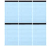 WOONEKY Paquete De 6 Blocs De Notas Desprendibles Blocs De Notas Pequeños Cuaderno De Prensa De Taquigrafía Libro Pequeño Con Líneas Libro Recordatorio De Mensajes