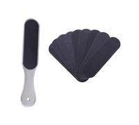 WOONEKY Para Pies y Removedor De Callos Para Pedicura, Kit Grande 5 Papeles De Lija Gruesos y 5 Finos, Herramienta Para Eliminar Callos, Para Cuidado De Pies Secos y Agrietados, Uso Seco y Mojado