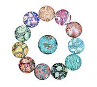 WOONEKY Parches de joyería 20 unidades de vidrio con formas de criaturas extrañas para manualidades y accesorios en Día de la Madre Color Aleatorio